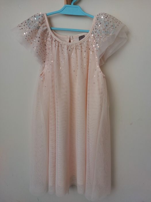 Tiulowa sukienka z cekinami rozmiar 128 Little Kids