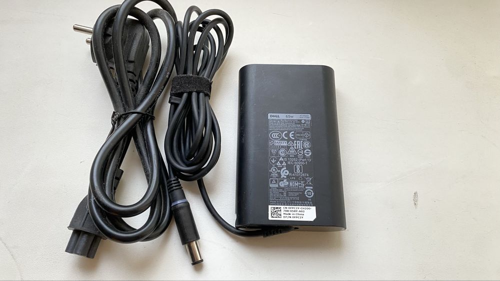 Зарядное для ноутбука Dell65w 19.5v