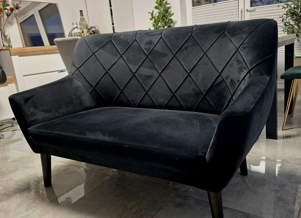 Sofa 2 osobowa welurowa