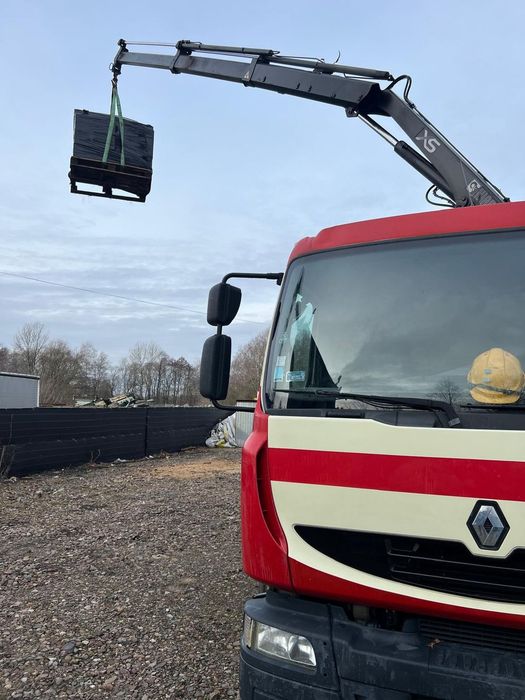 Renault Midlum  Stan idealny, HDS 3T HIAB 77, wywrotka, użytek własny