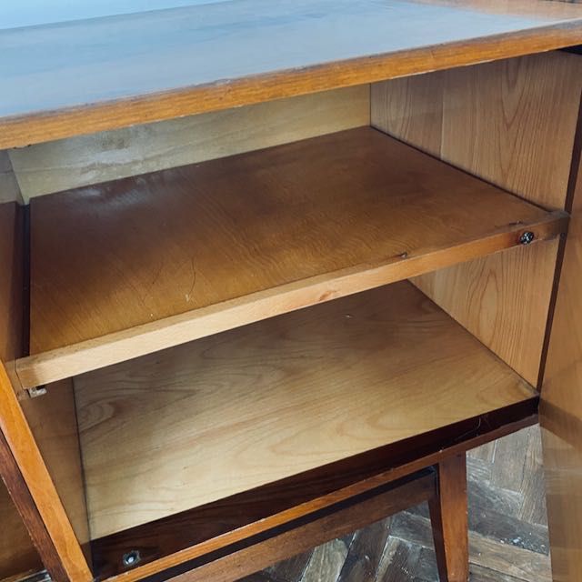 PRL, KOMODA BILEA seria mebli Bobingo lata 60/ Vintage