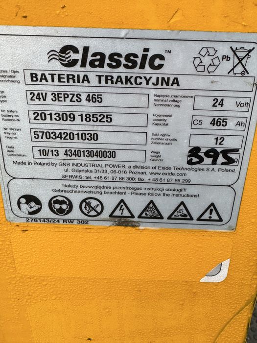 Електричний візок Jungheinrich ECE 225 2012 рік.