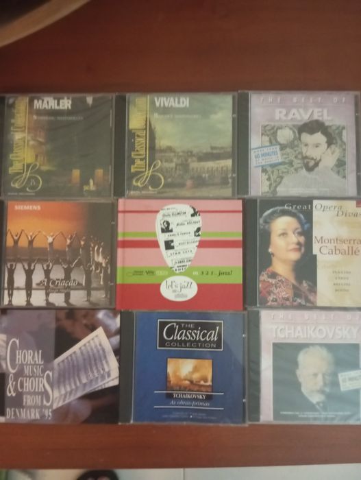 CD e coletâneas soul, clássica, rock