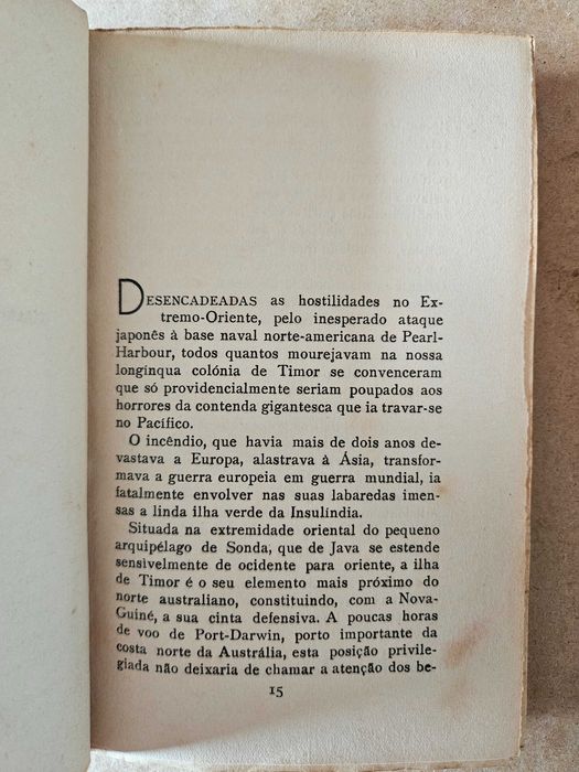 O Caso de Timor - Capitão António Oliveira Liberato