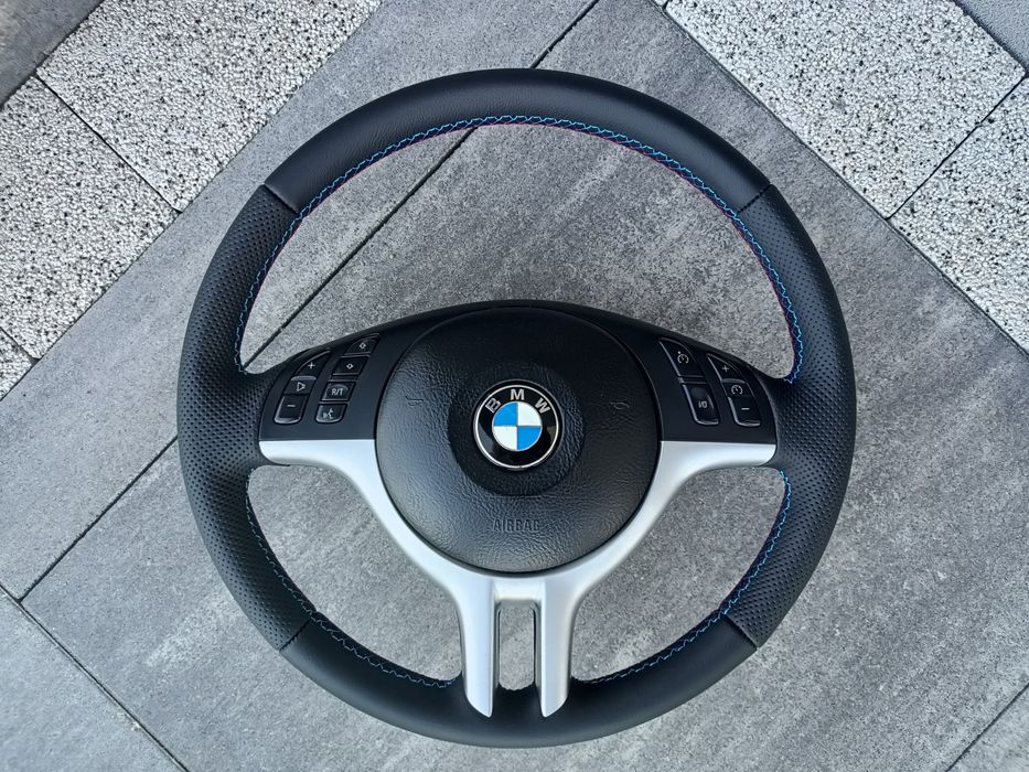 Jak nowa kierownica Sport z multifunkcją BMW E46 E39 E38 polift X5 E53