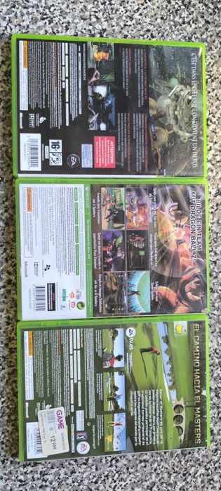 Conjunto de 5 jogos Xbox 360