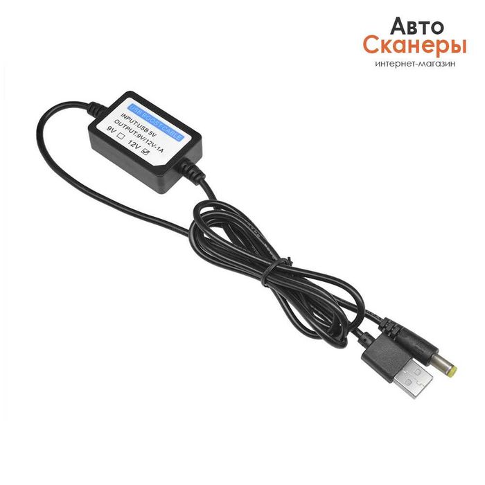 Шнур преобразователь для роутеров USB из 5v на 12v