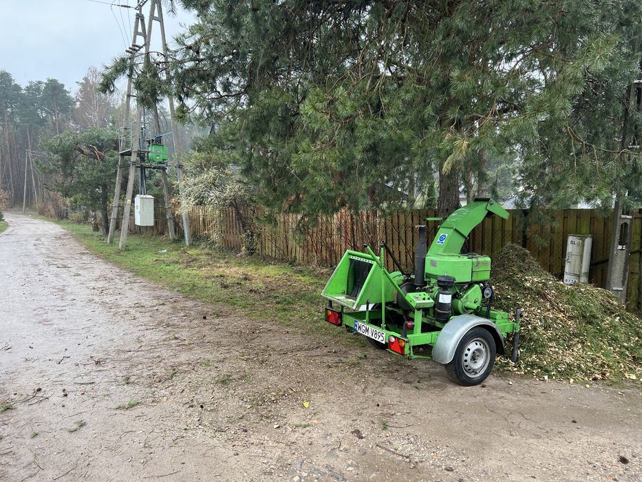 Rębak spalinowy do gałezi