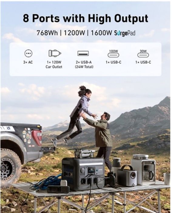 Зарядная станция Anker Solix C800 plus