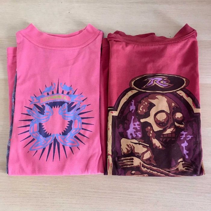 O'Neill e Rusty - t-shirts surf vintage anos 90