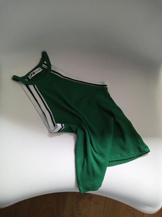 Bluzka top dekolt halter New Yorker XXS 32