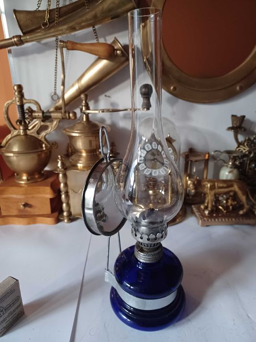 Lampa naftowa PRL. Kolekcja.