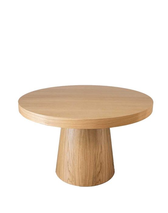 Stół okrągły rozkładany Fi 120+50 na jednej nodze.