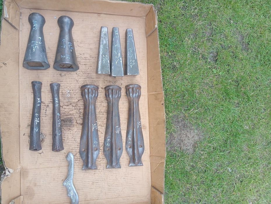 Nogi do  starych mebli  8 sztuk