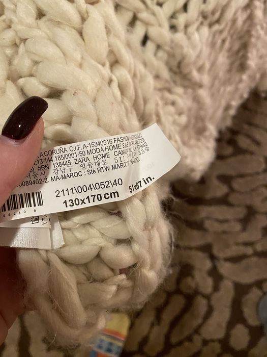 Manta zara home natal