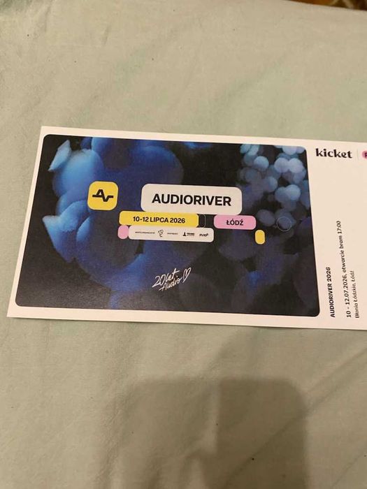 Karnet 3 dniowy na Audioriver 10-12 lipca 2026