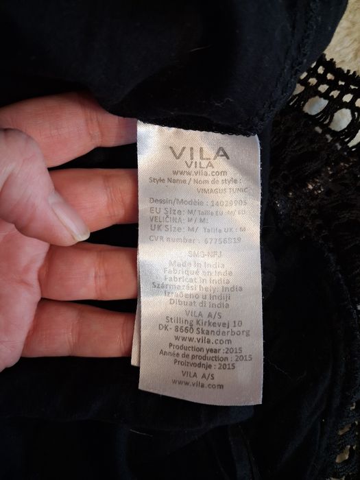 Czarna letnia sukienka w stylu boho przewiewna rozmiar M