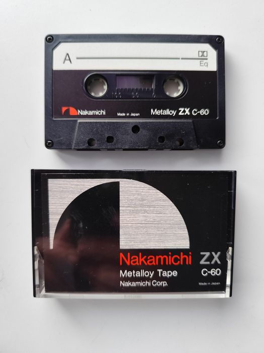 Нова Касета Nakamichi ZX C60 метал 4й тип Японія 
 Nakamichi ZX C60