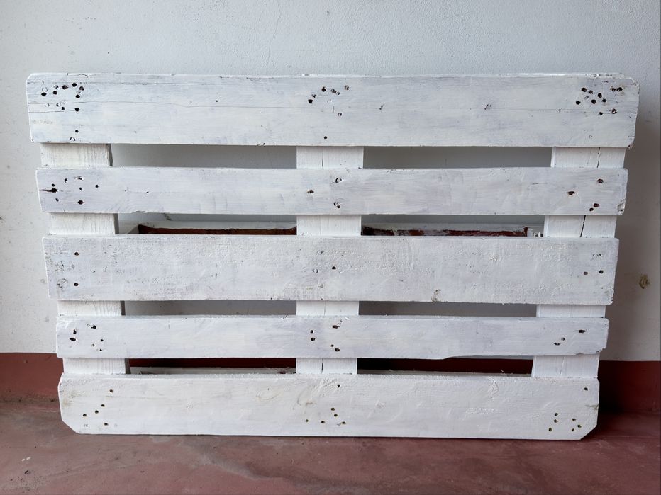 8 Paletes Brancas 120x80 - Prontas para o seu Projeto DIY!