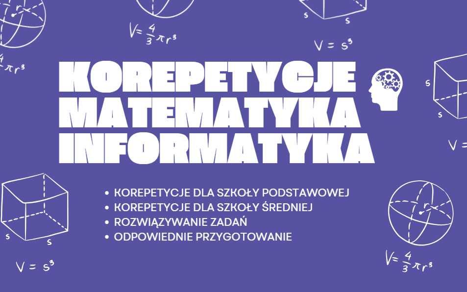 Korepetycje matematyka informatyka