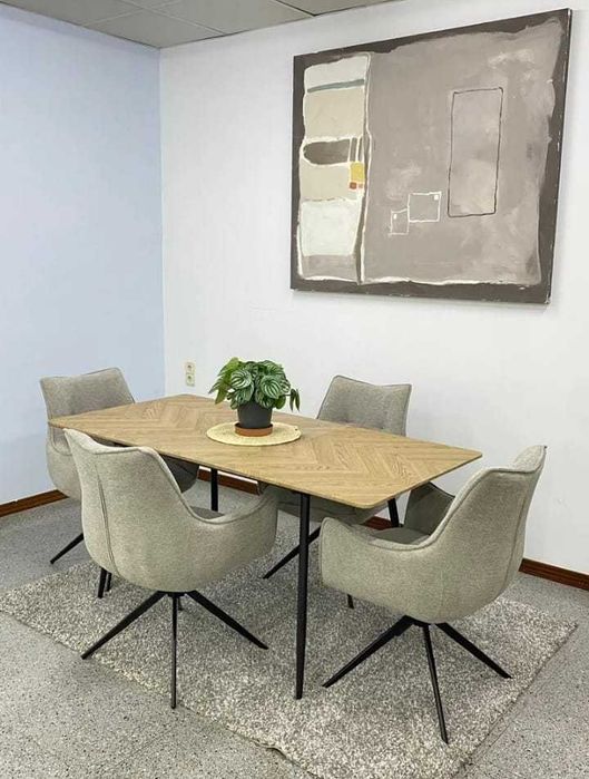 LIQUIDAÇÃO!! Mesa extensível + 4 cadeiras giratórias + envio por 430 €