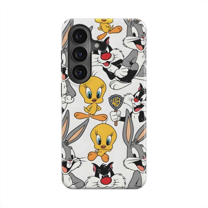 Capa Celular Looney Tunes Bugs Bunny Tweety - Cartoon Divertido