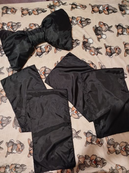 Чорний бант на фотозону