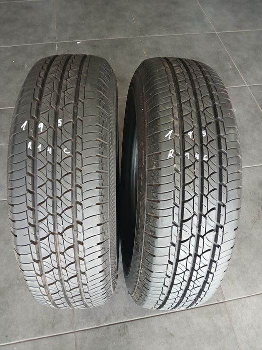 2 pneus 195 r14C barum
