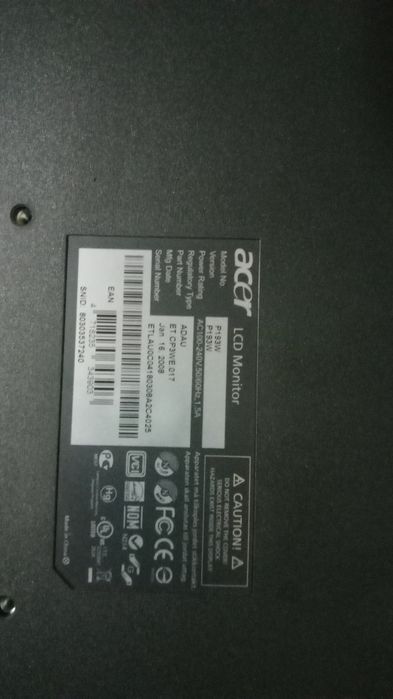 Комп'ютерний монітор продам недорого в хорошому стані