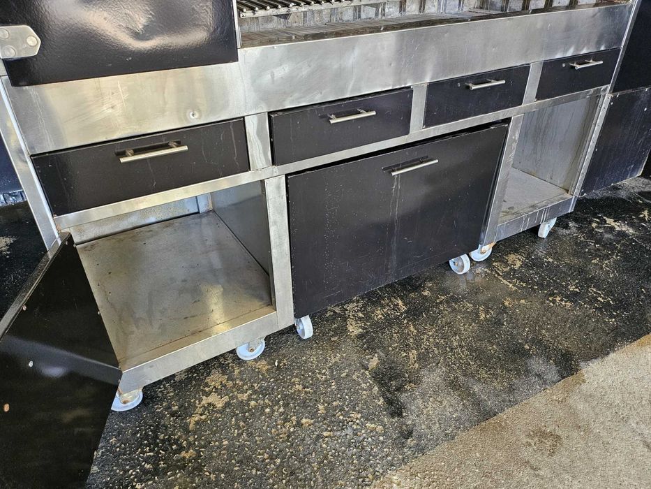 Grelhador a carvão com grelhas ajustáveis Ecogrill