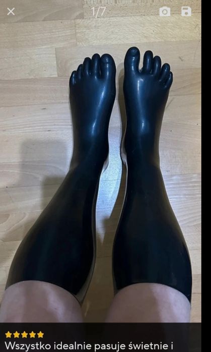 Skarpetki latex meskie rozmiar L