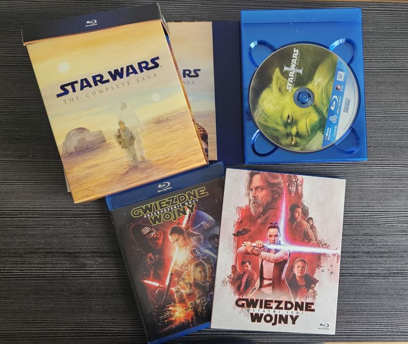 Star Wars Gwiezdne Wojny kolekcja blu-ray
