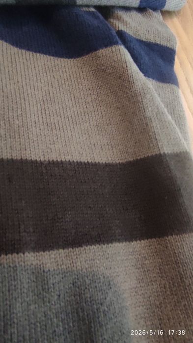 Sweter męski w paski 2XL