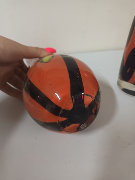 Wazon Murano pomarańczowy 2 sztuki