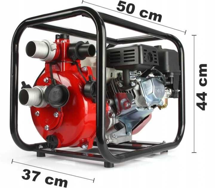 POMPA SPALINOWA CIŚNIENIOWA 2" 25m3/h, DZIAŁKO zraszacz polowy, węże