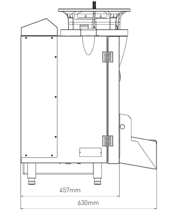 QualityFry iQ 630 Carrousel – Fritadeira Profissional Automática - Sem Necessidade de Extração de Fumos - 5500€