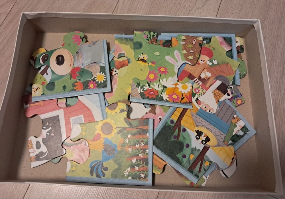 Пазли-розмальовка Trefl BABY MAXI: Ферма 10+10 шт