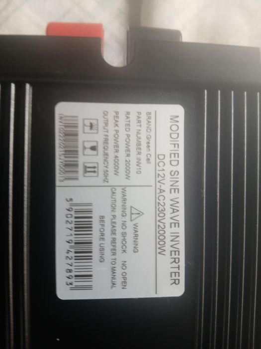Green Cell INV10, 12V → 230V