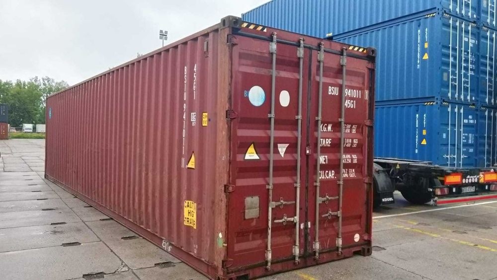 Kontener Morski 40HC  Transport Rozładunek