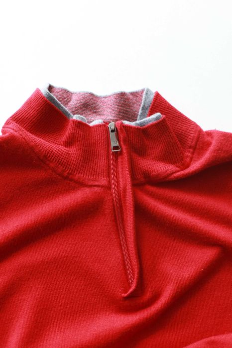 Светр 1/3 zip Armani Jeans на замочку