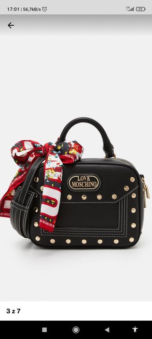 Love Moschino torebka skóra