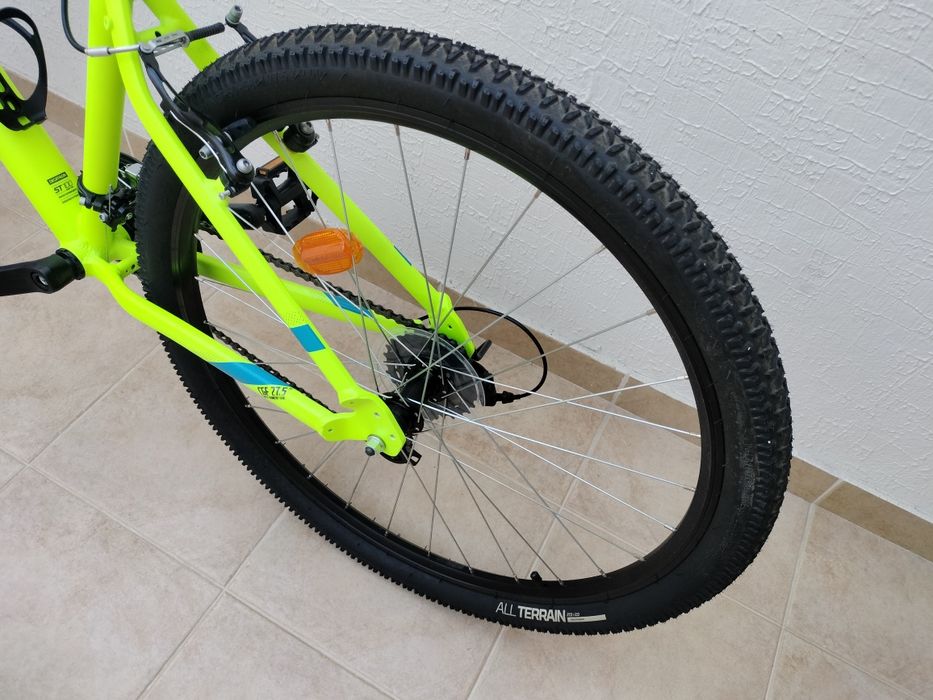Bicicleta ROCKRIDER BTT ST 100 cor Amarela