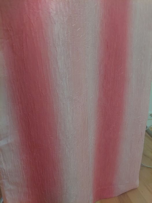 Zasłony różowe 4 sztuki 140x257