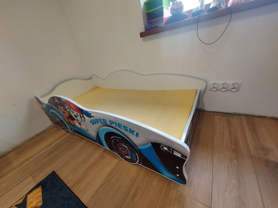 Łóżko dziecięce motyw psi patrol