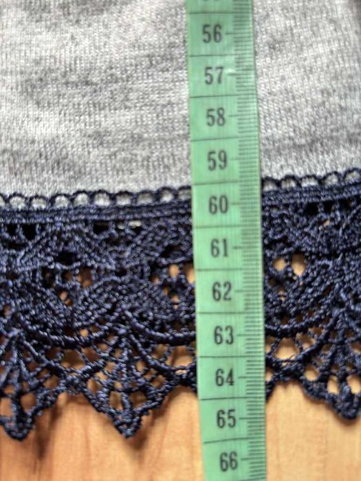 Bluza damska z koronką z marszczeniem Luise
