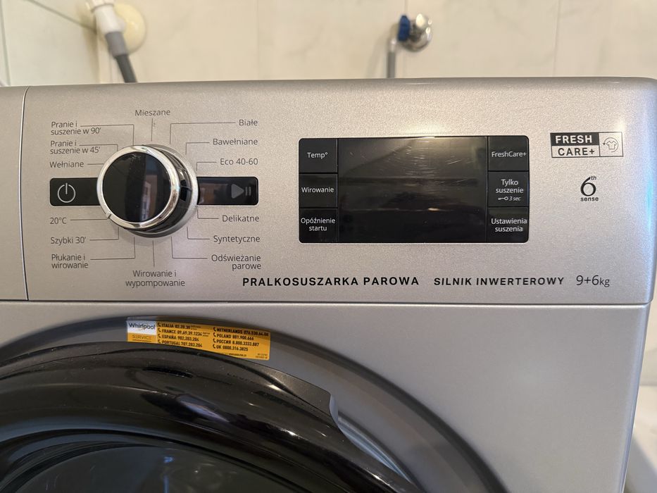 Pralko-suszarka Whirlpool 9+6kg