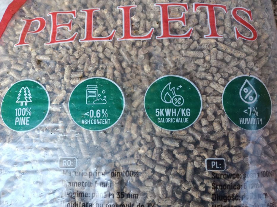 Pellet iglasty sosna 6mm A1 /En plus