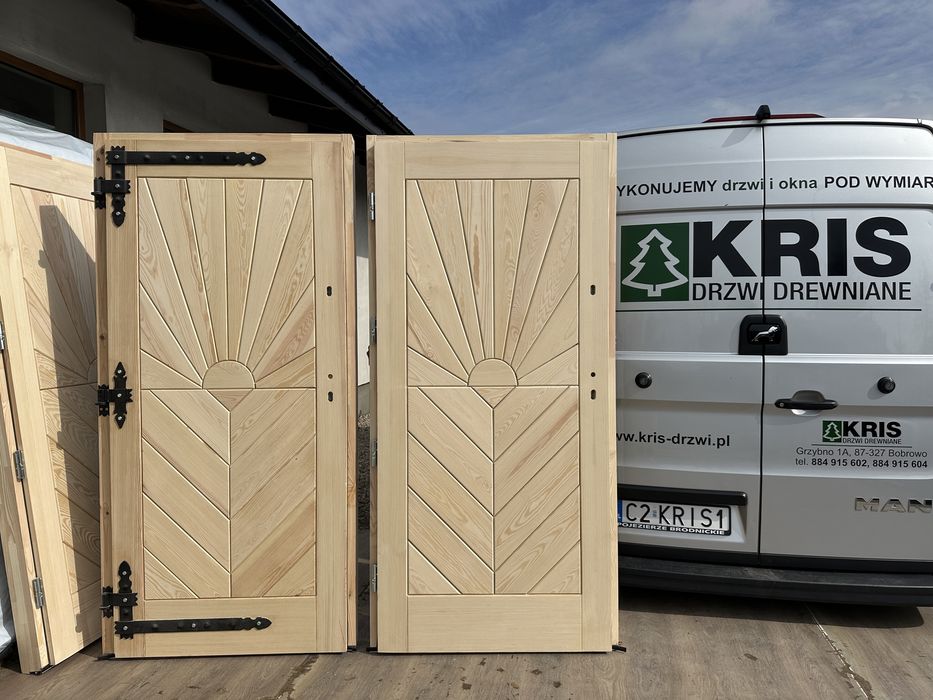 Drzwi wejściowe zewnętrzne Góralskie GRUBE 7,5 cm CAŁA POLSKA