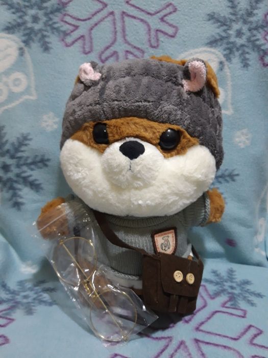 Іграшка м'яка Собачка лалафанфан LALAFANFAN NEW зі скляними окулярами