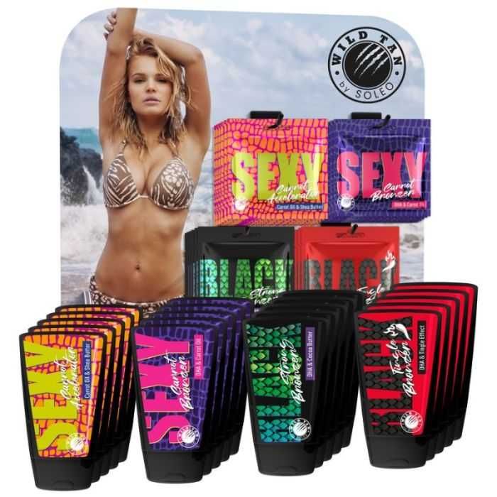 Косметика для солярію WILD TAN для салонів та приватних осіб